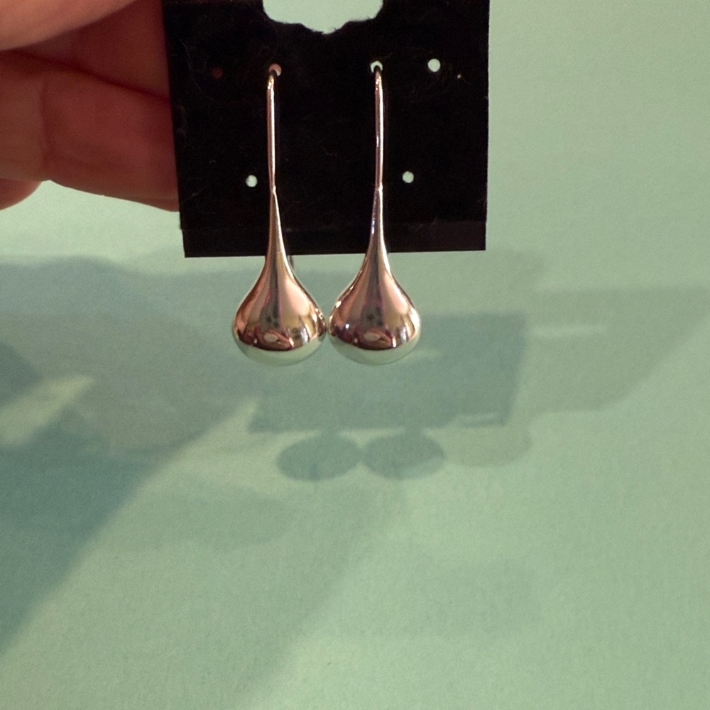Chic Sterling Silver Drop Earrings